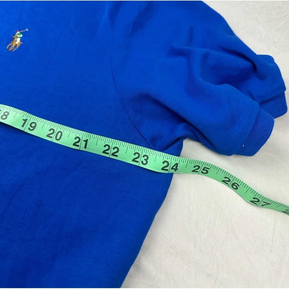 Polo Ralph Lauren Men's Pima soft touch Blue Polo Shirt size XL